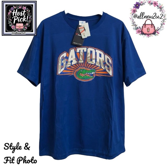 Port and Company Other - New Florida Gators T-shirt with Alligator Logo Deep Royal Blue New with tags